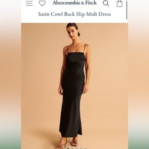 Abercrombie & Fitch satin dress